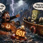 Bitcoin crash below $60,000 triggers $1 billion loss as markets now price Fed rate hike by October