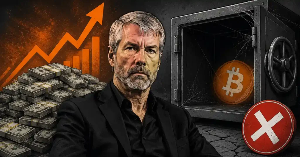 Michael Saylor’s Strategy Raised $466.7M But Bought Zero Bitcoin
