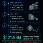 Bitcoin whale dumps $122 million 40x long right before liquidation can strike