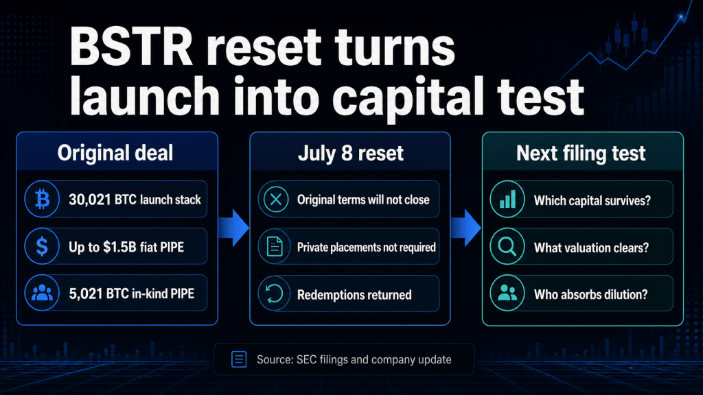 Adam Back’s 30,021 BTC Bitcoin treasury deal just lost the funding structure holding it together
