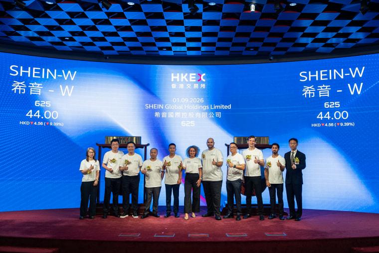 Shares in fast fashion retailer Shein slide in long-delayed Hong Kong debut