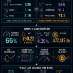 Bitcoin hits $77,000 wall as the Fed gets trapped between weak jobs and $90 oil